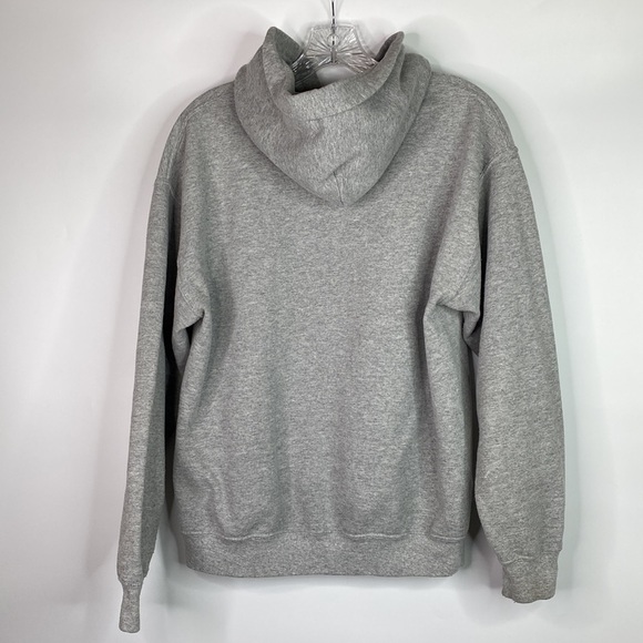 Gildan I love Guns And Coffee Grey Hooded Sweatshirt Size Medium - Picture 4 of 15